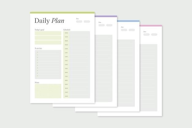 planner sizes guide