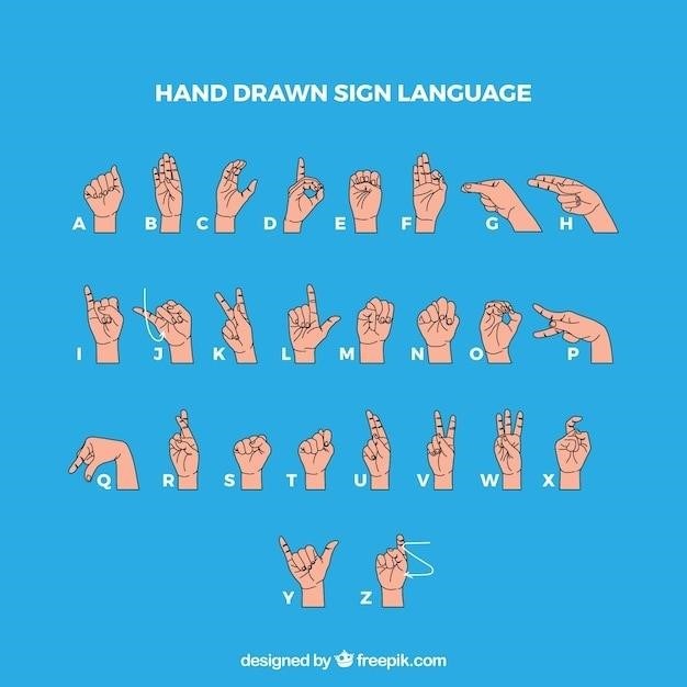 alphabet in sign language pdf